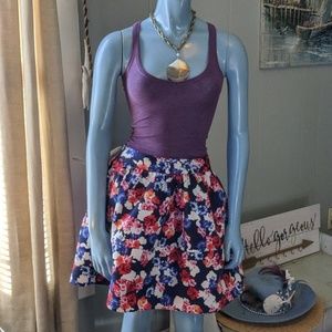 Express Skirts - Floral Puffy Skirt Express Skirts - Floral Puffy Skirt